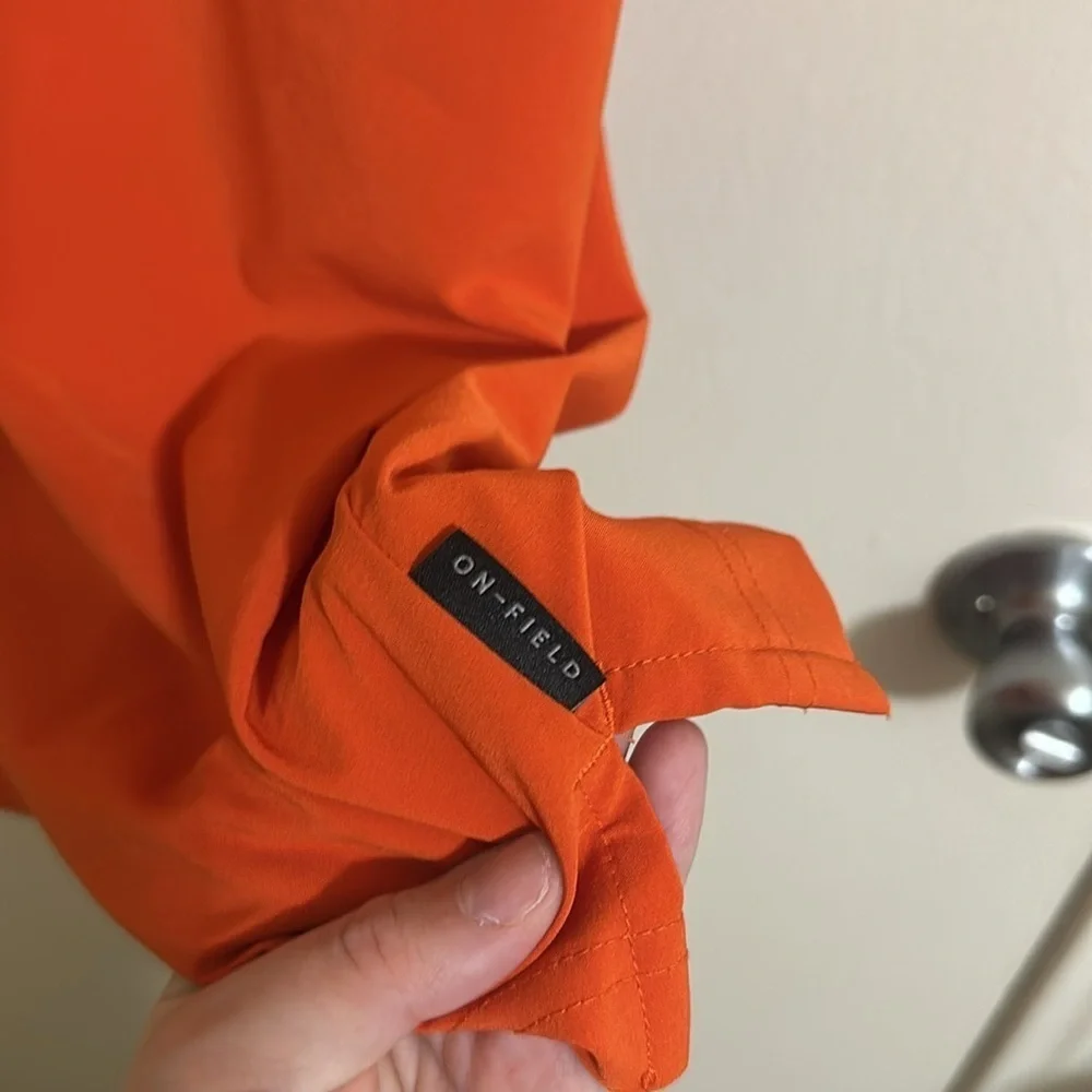 EUC Nike Clemson Men's Orange Polo Shirt On Field‎